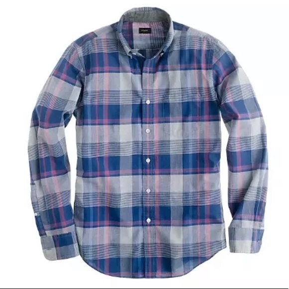 J. Crew Other - J Crew Indian Button Down Shirt In Faded Twilight